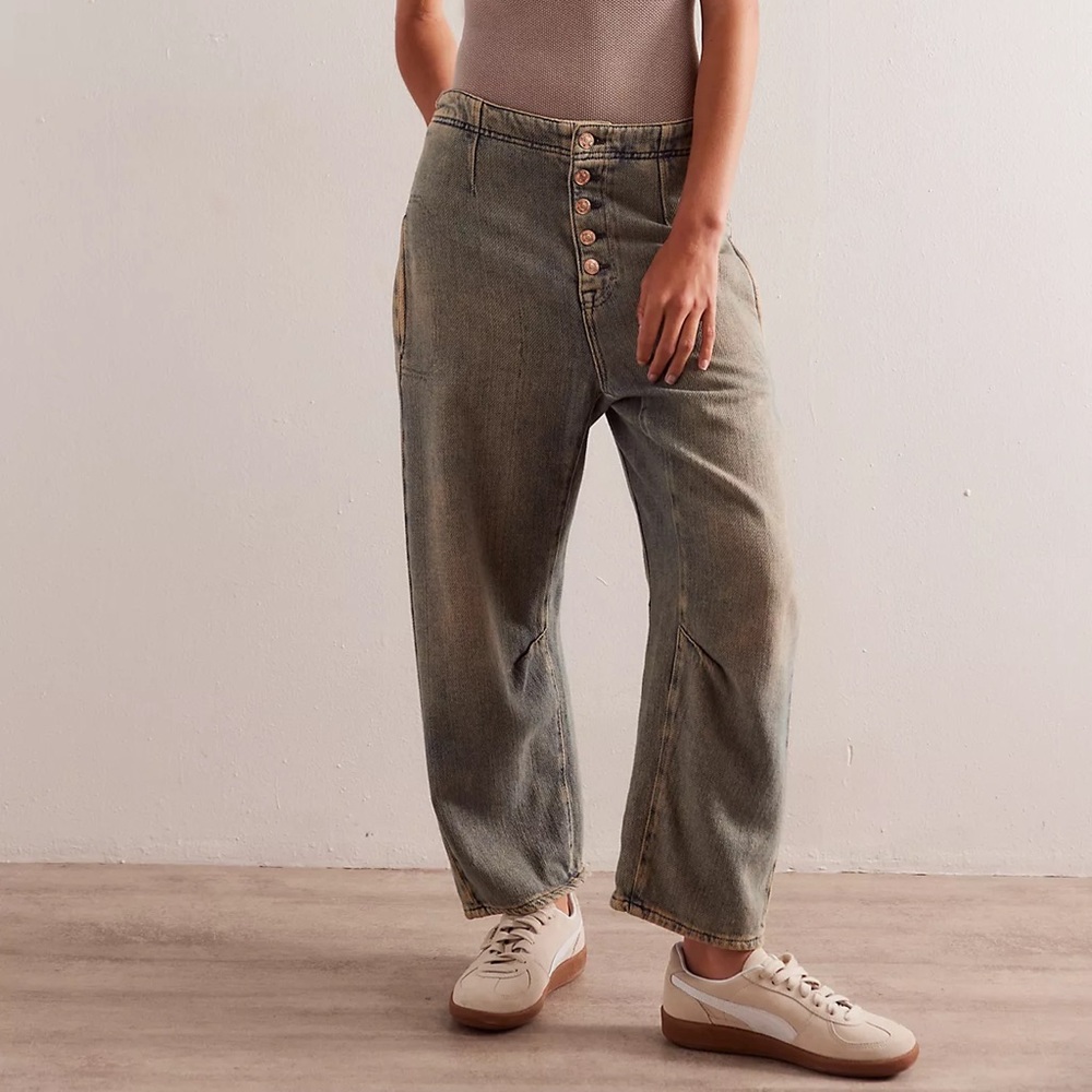 Free People Osaka barrel jeans 28